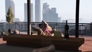 GTA 5 Franklin orders a sexy Lady with pink boots Part2