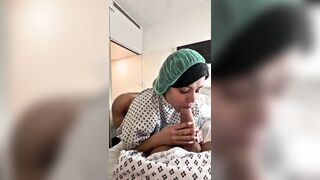 Screwing a Patient At The Hospital And Cumming Inside Her Snatch