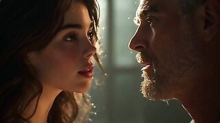 eighteen year old teen angel screwed by 60 year old chap in His car Female groaning real sex Ai generated voice over