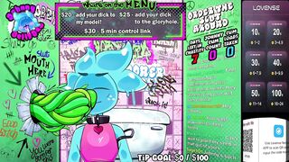Homosexual Slime Bitch does Just Chatting Gooning
