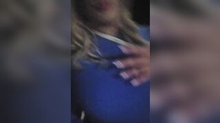 Sissy has to walk home with a biggest load of cum of her face, humiliating cumwalk