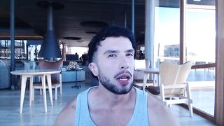 hawt stud drinking and have a fun time with you