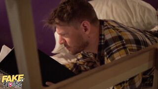 Fake Hostel – Pillow Fighting Honeys get their Twats Drilled
