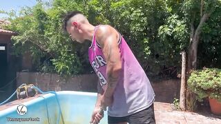 I Went to Clean Her Pool and Drilled Her During the time that Her Spouse Wasn't There