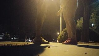 Risky late night rendezvous!
