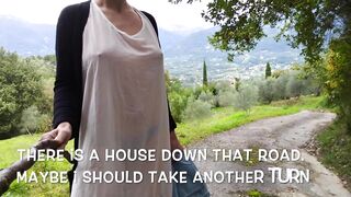 Leaving my Clothing and Touching Myself on a Public Trail