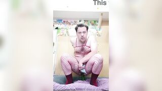 Russian homo likes to ride butt on a massive jock and lick dick after booty