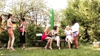 Grannies mommys step daughters urinate team fuck