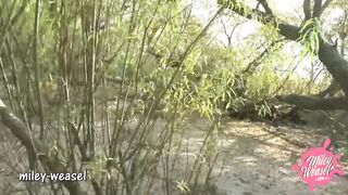 Voyeur watched Miley Weasel on the Beach