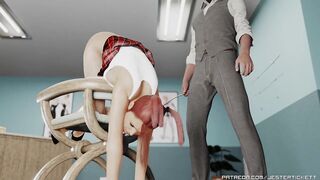 Indi and her taskmaster's particular room - a caning short animation