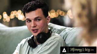 MAMA'S MALE - Breasty mother I'd like to fuck Rachael Cavalli Is turned On after Catching Sex Junkie Stepson Masturbating
