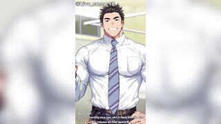 Aluno repetente sendo fodido pelo professor hétero animação homo