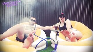 Lick Feet of Alpha Pair, Get Dose of Humiliations and Cum After Cum Countdown