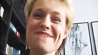 Blond from the street shows her body