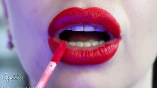 Grab Your Wang and Join Me for an Astounding Smokin' Sesh. U're Obsessed with Smokin' and Glamorous Large Red Lips! Different Sides