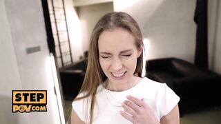 POV - Kinuski sucks the hawt cum from your knob after POV anal
