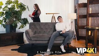 VIP4K. See as my BIGGEST BREASTS get Banged, and my Cuckold Boyfriend gets to have a fun the show