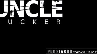 PURE TABOO - Nervous Teen Banged by Step Daddy's Sleazy Ally