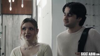 Biology coach Ravyn Alexa enticed by teen pair Demi Hawks and Elias Money