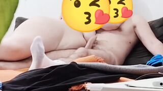 Overweight White Angel Sucking Dong
