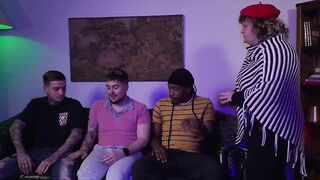 Behind the scenes of a homosexual porn film (COMPLETE ON RED)