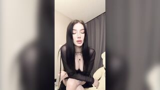 Sexy Femdom from Emo Gal... I love giving orders, and I love it even greater amount when u lick my pants. I love screwing my vagina with a vibrator