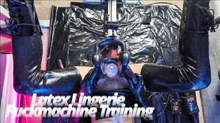 Latex Underware Fuckmachine Training