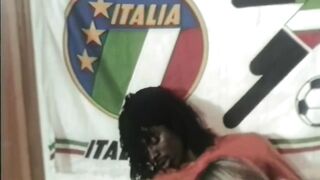 Cicciolina and Moana: 3some with the Ebony Footballer