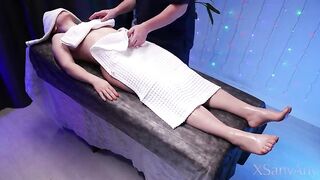 FAILED! Wife Fails Oil Massage Loyalty Test With Spouse's Ally and got drilled hard !