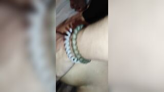 Painful anal screw with creampie for a glamorous teen