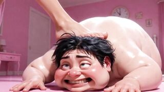 Chunky Unsightly Woman Degraded - Lick Marvelous Gal's