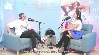 This babe fantasies of becoming the human centipede!! The amoral Callmemarie can't stop orgasming as that babe talks about her dirtiest fetishes!