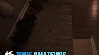 TRUE AMATEURS - NoFaceGirl Gets Her Snatch Stretched In Doggy style Previous to Taking A Indecent Creampie