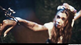 Hardcore Monster Banging Parody - Futanari Minotaur Medieval Dream with Ava Amira Swallowing Cum