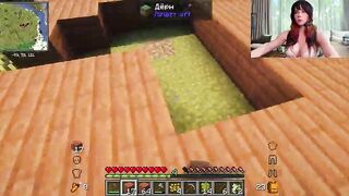 Hawt Banging with Breasty Sweetie Fox After Playing Minecraft