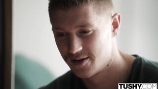 TUSHY – Hot Kenna James cheats & gets DPed at yoga retreat