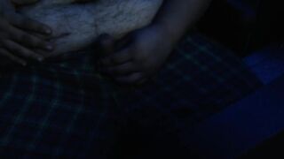 Obese Male Home alone