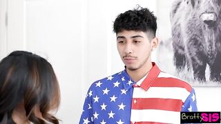 "Give Me All Your Cum Tonight" Kimmy Kimm Rides Diego Perez Hard For 4th Of July Creampie