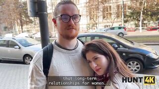 HUNT4K. I had no idea my Girlfriend was such a Floozy and ready to screw a Stranger for cash