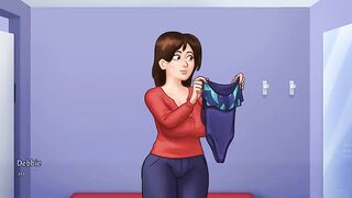 Summertime Saga - Gameplay - Roleplay - Debbie Wears Bikini