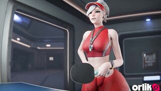Lenience’s Tennis Match - Taut Cunt on the Line - CG Overwatch Animation