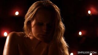 Awesome Anal with curvy golden-haired pornstar