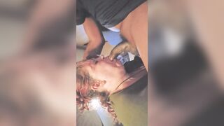 Cum Swallowing big beautiful woman SUCKING Down three load in a Hour