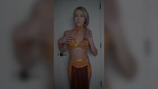 Princess Leia Striptease