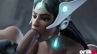 Symmetra Anal Group Sex with 5 Bbcs - CG Overwatch Animated Porn
