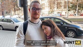 HUNT4K. I had no idea my Girlfriend was such a Floozy and ready to bang a Stranger for cash