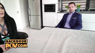 POV - Banging tabloid wench Nelly Kent in POV 3some