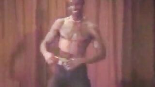 Devilishly Hawt Ebony Stripper