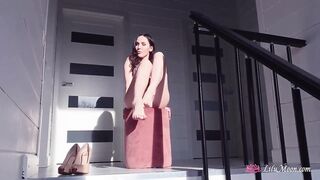 Concupiscent Wench Enjoys Footjob and Anal Sex untill Creampie