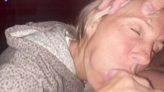 POV Oral-job with Cum for My Fans to Cum with.